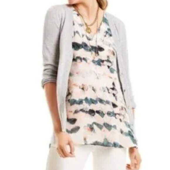 CAbi Style 5035 Gelato Watercolor Tank Top Blouse Career Small - Picture 1 of 1